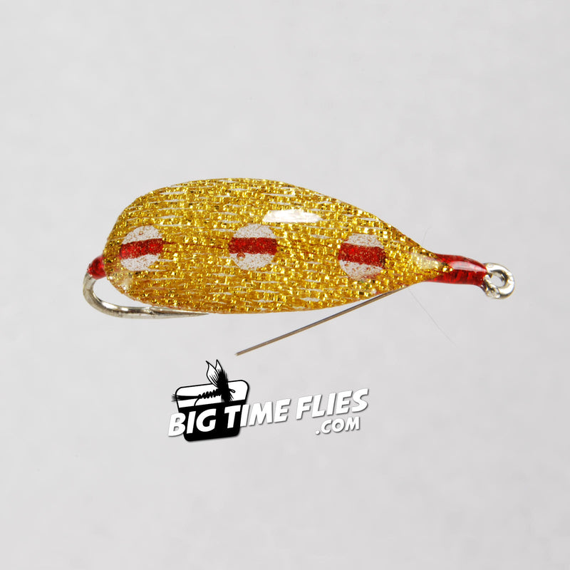 Kirk's Spoon Gold S2 Fishing Fly, Saltwater Flies