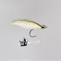 Tak's Mini Minnow - Olive - Micro Baitfish Streamer - Fly Fishing Flies