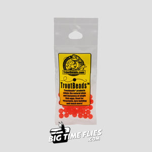 Trout Beads - 6mm - Salmon Egg Beads - Fly Fishing Flies