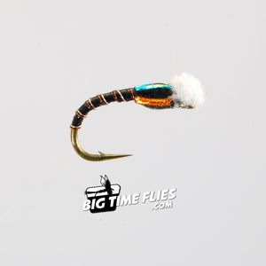 Yankee Buzzer - Black - Chironomid Midge Pupa - Stillwater Lake Fly Fishing Flies