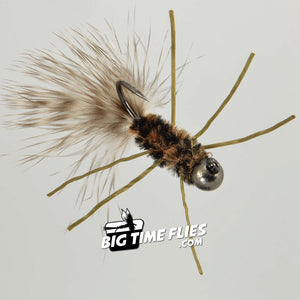T.J. Hooker Fly - Black and Brown - Jig Style Fly Fishing Flies