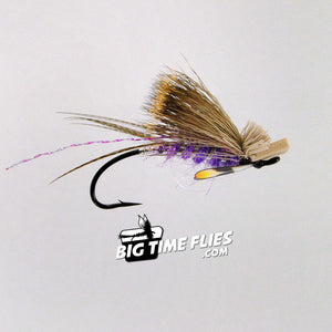 Brett's Klamath Skater - Purple - Steelhead Dry - Fly Fishing Flies