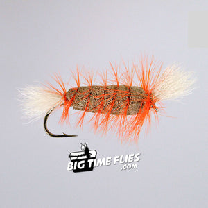 Cigar Bomber - Gray & Orange - Atlantic Salmon and Steelhead Dry Fly Fishing Flies