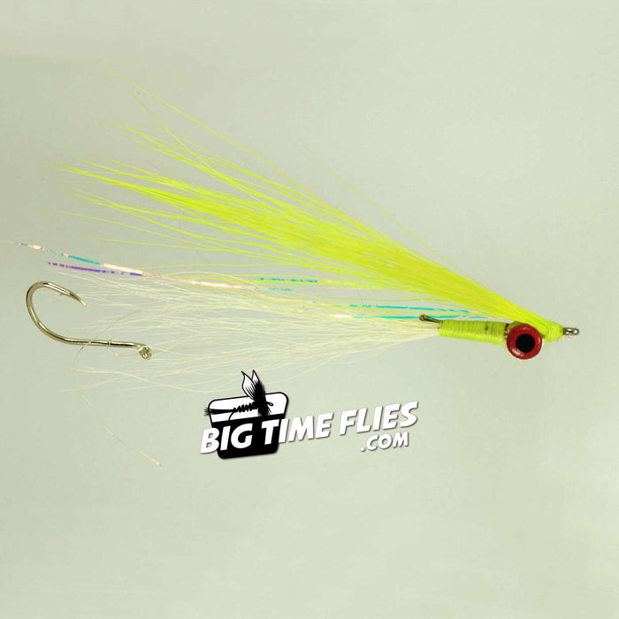Clouser Minnow Stinger - Chartreuse/White
