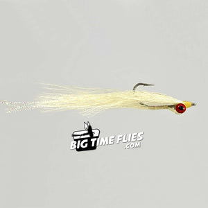 Clouser Minnow Fly - White - Fly Fishing Flies