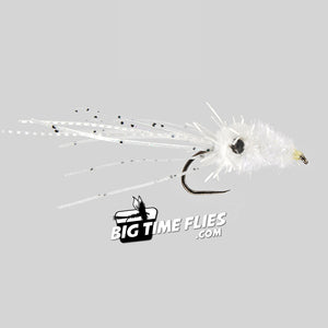 Diary of a Shrimpy Squid - White - Saltwater Fly Fishing Flies