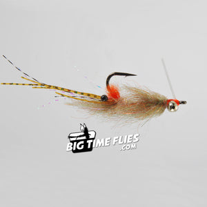 EP Spawning Shrimp - Rootbeer - Bead Chain Eyes - Bonefish Fly Fishing Flies