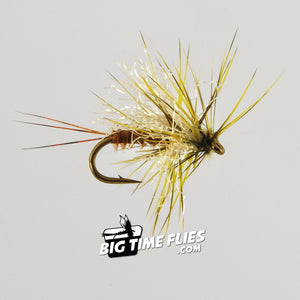 Kelly Galloup's Bent Cripple - Olive - BWO Blue Wing Olive - Mayfly Dry Fly Fishing Flies