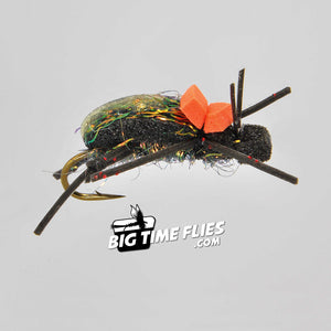 RIO Ground Beetle - Foam Terrestrial Dry Fly Fishing Flies