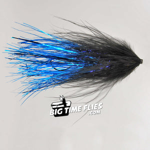 Tigofly 24 pcs/lot Beautiful Blue&Black Feather Cone Head Tube Fly Streamer Fly  Salmon Trout Steelhead Fly Fishing Flies Lures, Dry Flies -  Canada