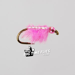 Lucent Bead Head Ray Charles - Pink - Scud and Sow Bug - Fly Fishing Flies