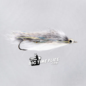 Mini Llama - Gray and White - Smaller Size of Dolly Llama - Fly Fishing Flies