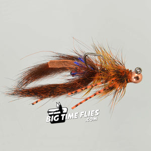 Solitude Fly Co Mud Bug Fly - Orange - Crayfish Crawdad Flies
