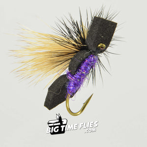 RIO's Skater Tot - Purple - Dry Fly Fishing Flies