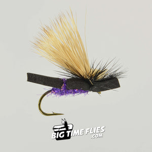 RIO's Skater Tot - Purple - Dry Fly Fishing Flies