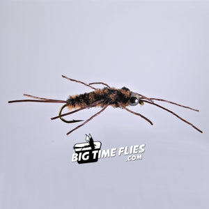 Tungsten Pat's Rubber Legs - Black & Brown - Bead Head - Pacific Fly Fishers