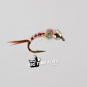 Tungsten Rainbow Warrior - Pink - Nymphs - Fly Fishing Flies