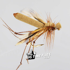 Adult Crane - Brown - Foam Cranefly Adult Fly Fishing Dry Flies