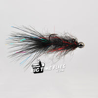 Balance Leech - Black Eye - Aqua Flies - Balanced Leech Fly Fishing Flies