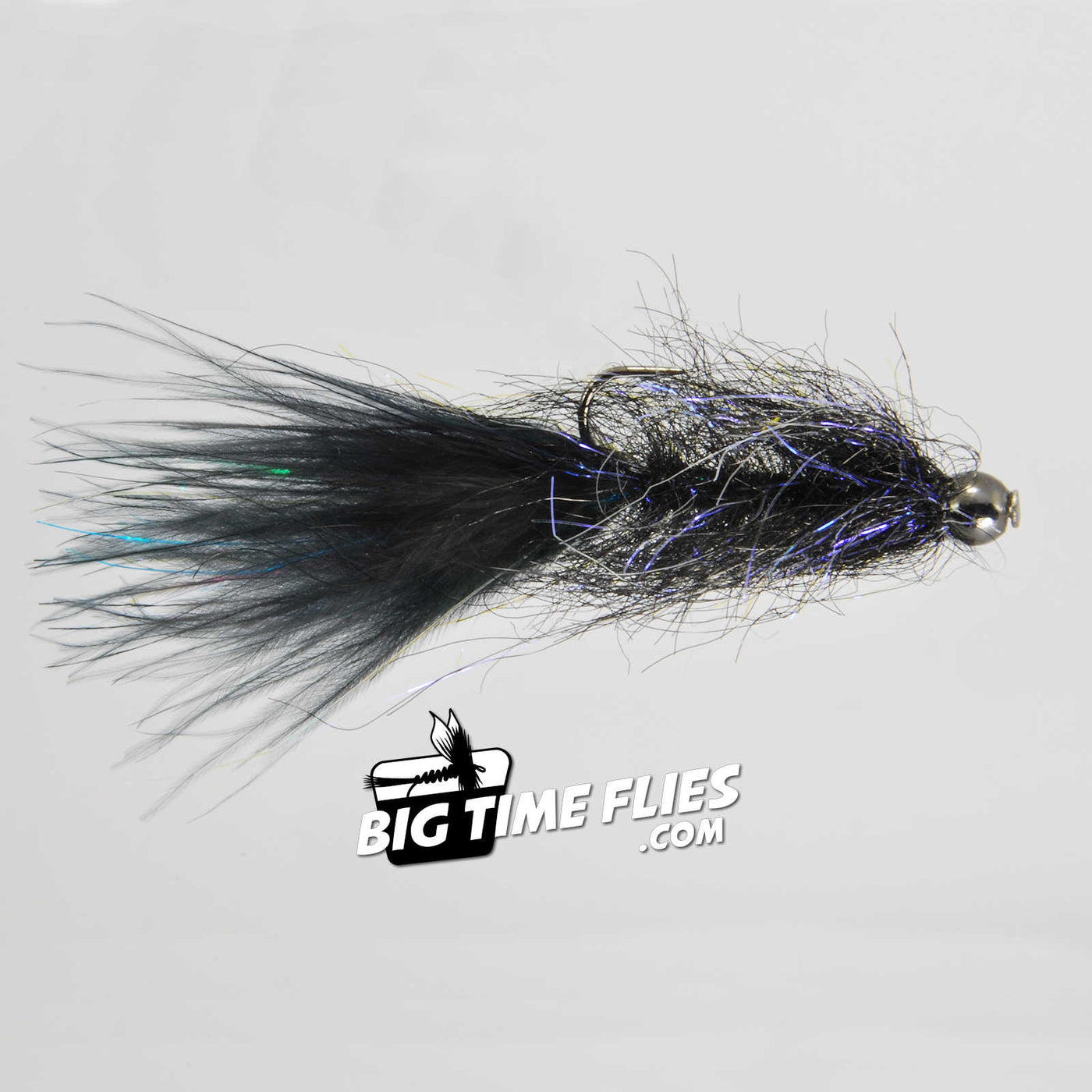 Balance Leech - Black UV - Fly Fishing Flies – BigTimeFlies