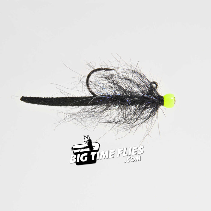 Balanced Leather Leech - Black and Chartreuse