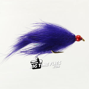 Egg Sucking Wooly Bugger - Purple – BigTimeFlies