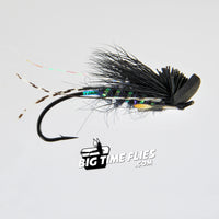 Brett's Klamath Skater - Black - Aqua Flies - Skating Waking - Steelhead Fly Fishing Flies