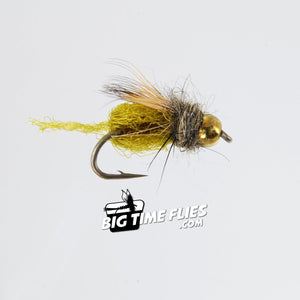 Caddis Sparkle Pupa - Olive - Trout Nymphs - Fly Fishing Flies