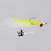 Clouser Minnow - Chartreuse/White - Fly Fishing Flies