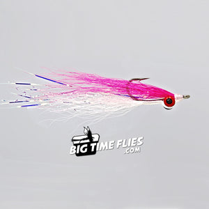 Clouser Minnow - Pink & White - Fly Fishing Flies