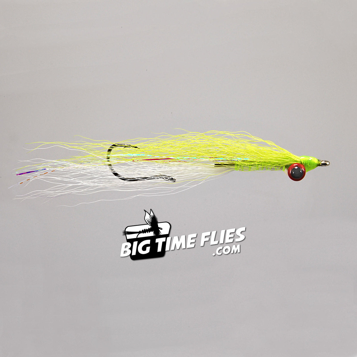 Clouser Minnow Grey White,Discount Saltwater Flies for Fly Fishing