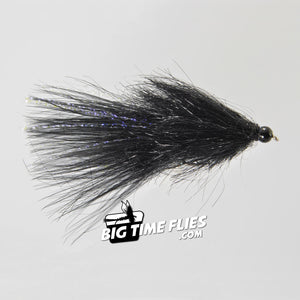 Coffey's Sparkle Minnow - Black Light - UV - Fly Fishing Flies