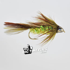 Olive Blossom Special - Cone Head - Fly Fishing Flies