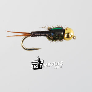 Copper John - Black - Trout Nymph - Fly Fishing Flies