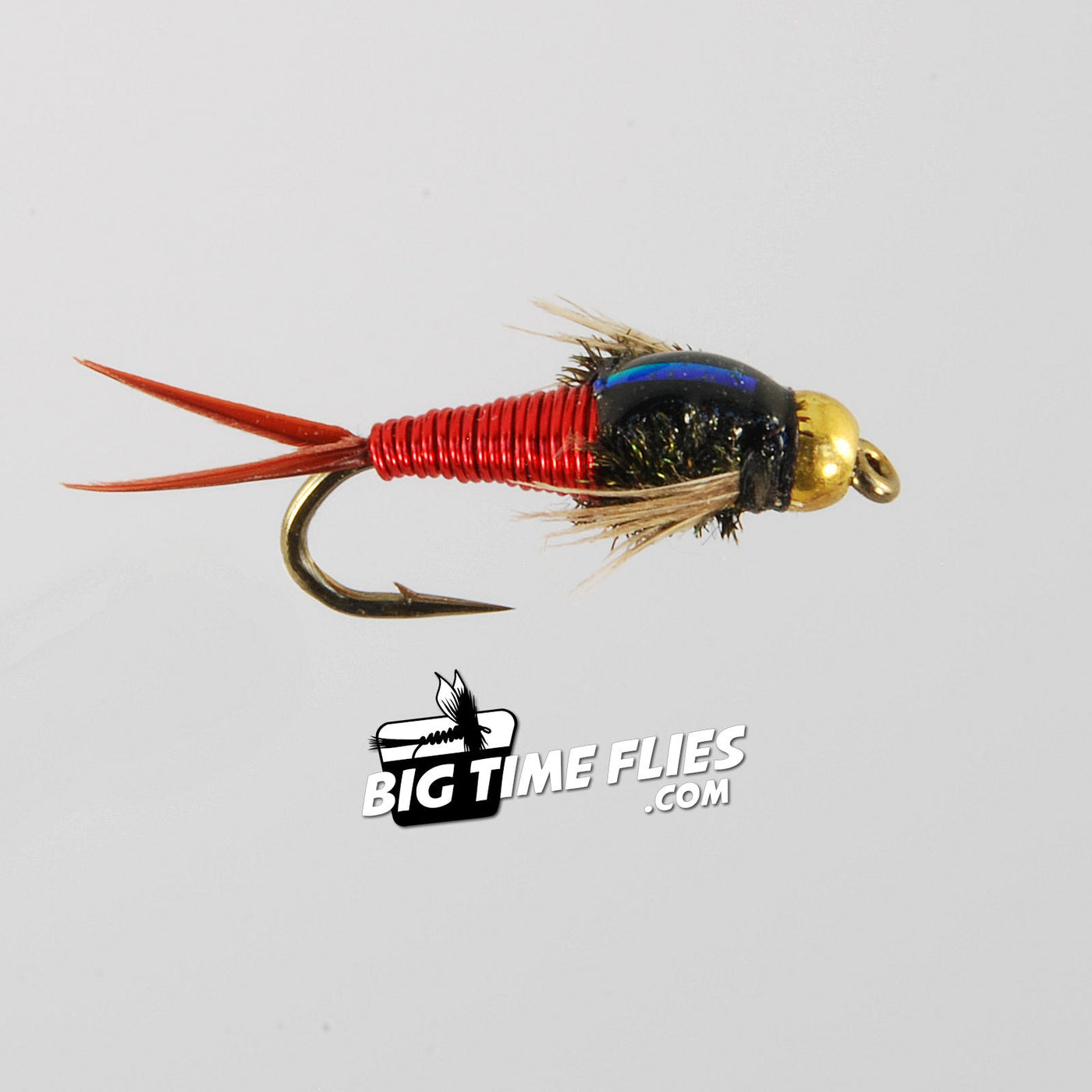 Copper John - Red - Nymphs - Fly Fishing Flies – BigTimeFlies