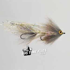 Craven's Baby Swim Coach - Gray - Articulated Trout Streamers - Fly Fishing Flies