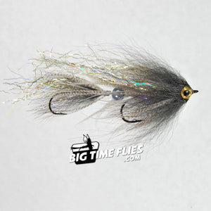 Craven's Swim Coach - Grey - Articulated Trout Streamers - Fly Fishing Flies