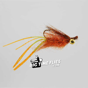 Crazy Dad - Orange - Bass Carp Panfish - Fly Fishing Flies