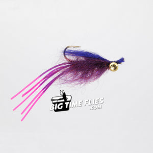 Crazy Dad - Purple - Crayfish - Bass Panfish Fly Fishing Flies
