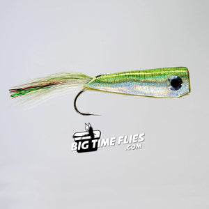 Crease Fly - Olive Back and Pearl - Saltwater Fly Fishing Flies