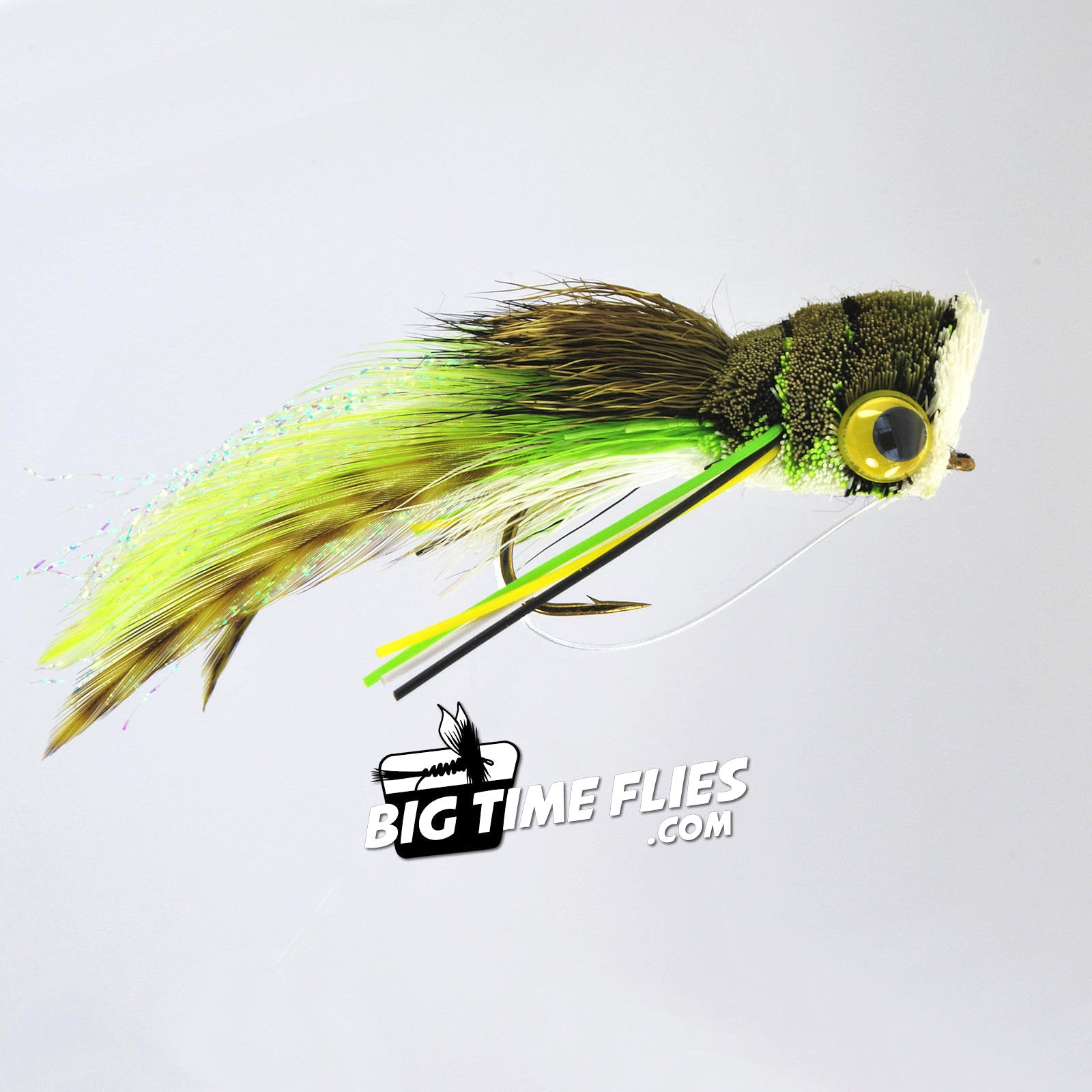 Umpqua 10499 Fly Fishing Lure, Deerhair Bass Bug, Bass, Frog Lure