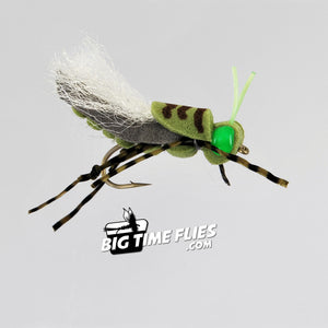 Donkey Kong Hopper - Olive - Grasshoppers Terrestrials - Fly Fishing Flies