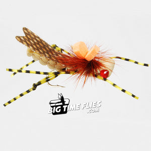 Dunnigan's Young Grasshoppa - Tan - Grasshopper Terrestrial - Fly Fishing Flies
