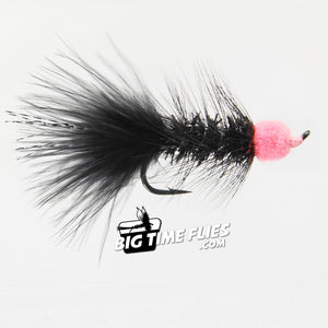Egg Sucking Wooly Bugger - Black - Trout & Salmon Fly Fishing Flies