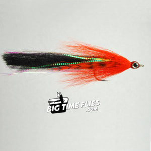 Ehler's Gator Done - Orange & Black - Pike and Musky - Fly Fishing Flies