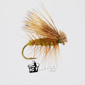 Elk Hair Caddis - Olive - Trout Fly Fishing Flies Caddis Dry Flies