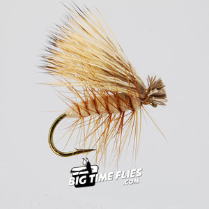 Elk Hair Caddis - Tan - Trout Fly Fishing Flies Caddis Dry Flies