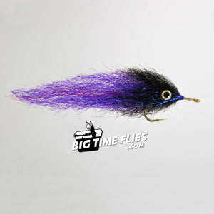 Enrico Puglisi  EP Tarpon Streamer - Black and Purple - 3/0 - Tarpon Saltwater Fly Fishing Flies