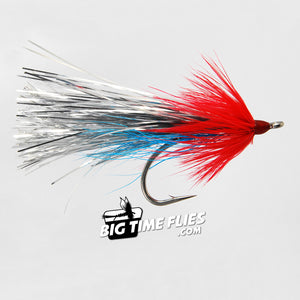 Flash Fly - Silver - Salmon Steelhead Fly Fishing Flies Silver Salmon Coho