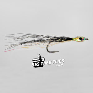 Flashy Lady - Black & White - Streamer - Fly Fishing Flies